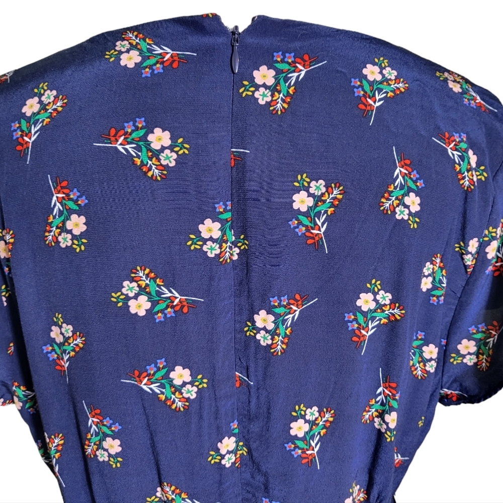 Boden Floral Dress size UK 16 US 12 - Picture 6 of 8